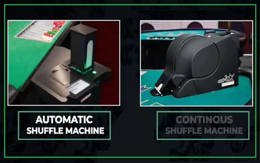 Shuffle Machine on BlackJack Table